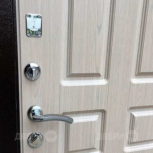 Входная металлическая Дверь Ратибор Комфорт Белёный дуб в Лыткарино