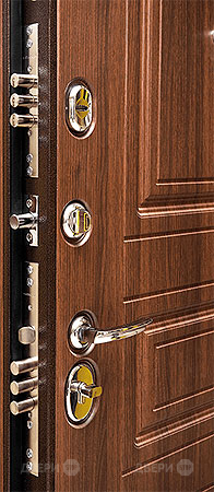 Входная металлическая Дверь Сударь МД-25 Орех бренди в Лыткарино