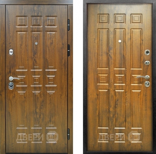 Входная металлическая Дверь Снедо Спарта 2К Винорит Темный дуб в Лыткарино