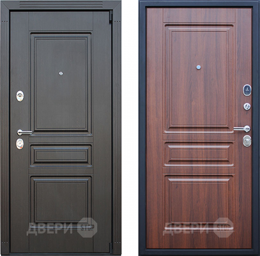 Входная металлическая Дверь АСД Гермес Орех бренди в Лыткарино