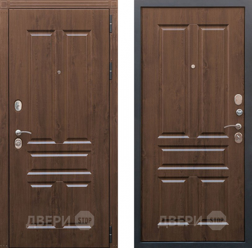 Входная металлическая Дверь Снедо Канцлер Винорит грецкий орех в Лыткарино