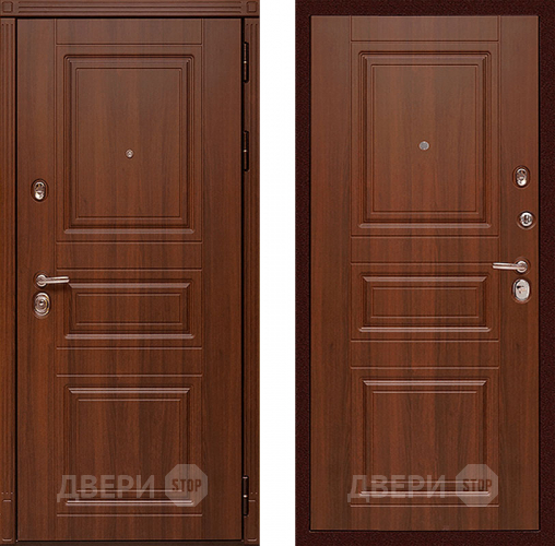 Входная металлическая Дверь Сударь МД-25 Орех бренди в Лыткарино