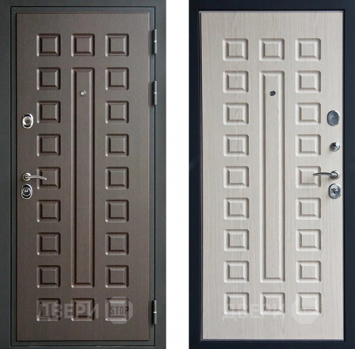 Входная металлическая Дверь Шелтер (SHELTER) Гладиатор дуб беленый в Лыткарино