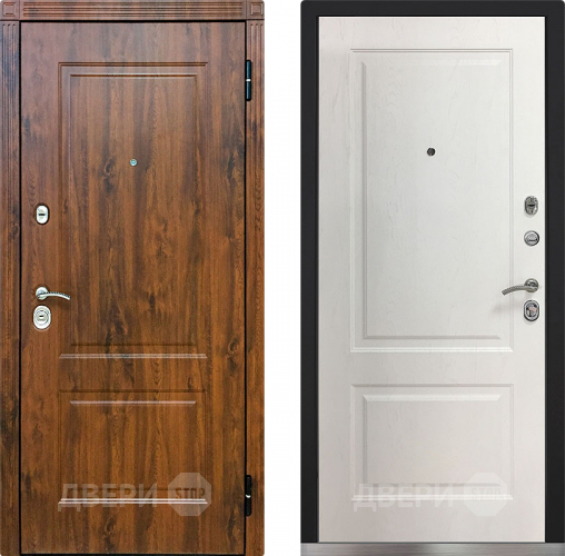 Входная металлическая Дверь Снедо V02 2К Альберо Браш Браун в Лыткарино