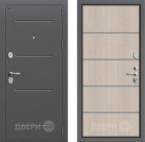 Входная металлическая Дверь Groff Т2-204 Cappuccino Crosscut в Лыткарино