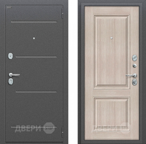 Входная металлическая Дверь Bravo Оптим Стиль Cappuccino Veralinga в Лыткарино