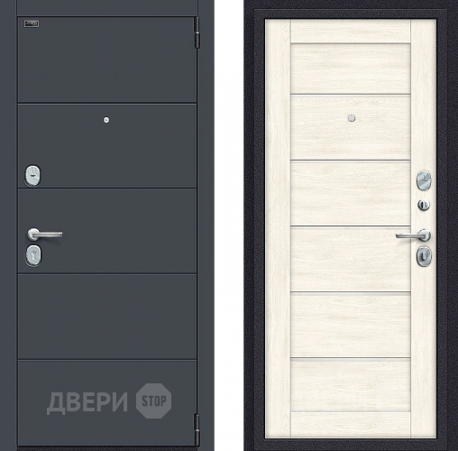 Входная металлическая Дверь Bravo Порта S-3 4/Л22 Nordic Oak в Лыткарино