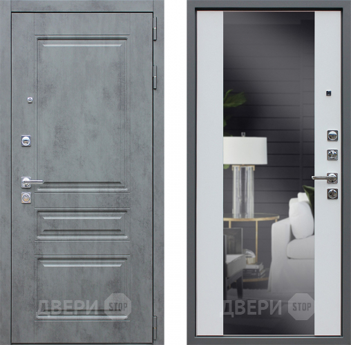 Входная металлическая Дверь АСД Лира с зеркалом  в Лыткарино