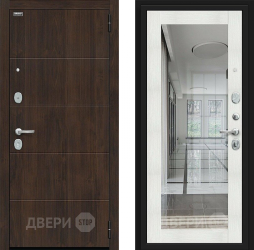 Входная металлическая Дверь Bravo Флэт Kale Almon/Bianco Veralinga в Лыткарино