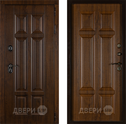 Дверь Заводская Урал ПП Лайт 3К Грецкий Орех (с терморазрывом) в Лыткарино