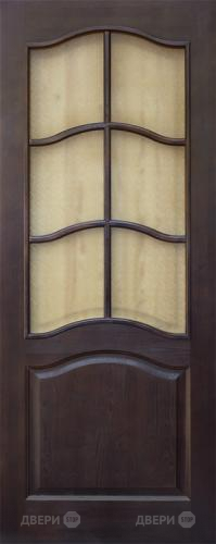 Межкомнатная дверь 7-ПО темный лак в Лыткарино