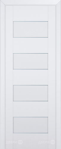 Межкомнатная дверь ProfilDoors 45U аляска частично остекленная (графит) в Лыткарино