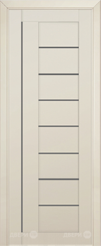 Межкомнатная дверь ProfilDoors 17U магнолия сатинат (графит) в Лыткарино