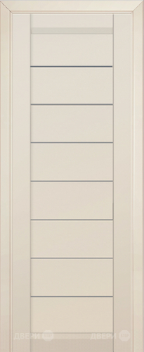 Межкомнатная дверь ProfilDoors 71U магнолия сатинат (графит) в Лыткарино