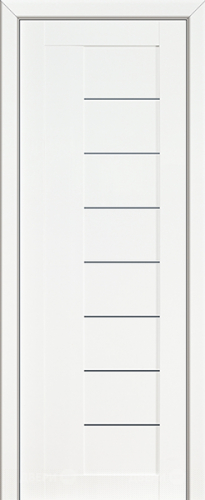 Межкомнатная дверь ProfilDoors 17L белый люкс (графит) в Лыткарино