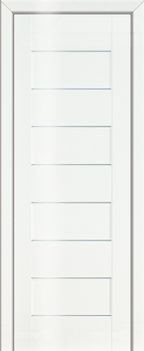 Межкомнатная дверь ProfilDoors 45L белый люкс (графит) в Лыткарино