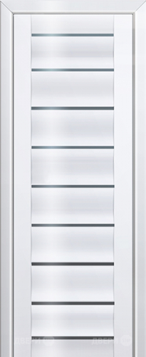 Межкомнатная дверь ProfilDoors 76L белый люкс (графит) в Лыткарино