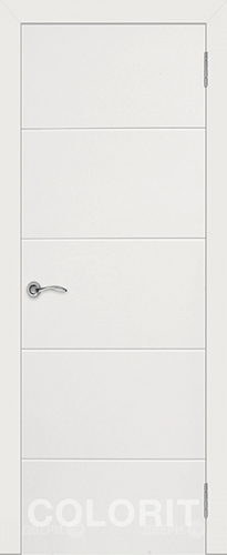 Межкомнатная дверь Граффити 2 ПГ белая эмаль в Лыткарино