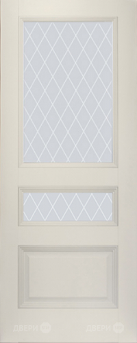 Межкомнатная дверь ProfilDoors 68U магнолия сатинат (ромб) в Лыткарино