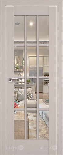 Межкомнатная дверь ProfilDoors 102X пекан белый (матовое) в Лыткарино