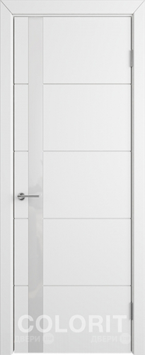 Межкомнатная дверь К4 ПО белая эмаль в Лыткарино