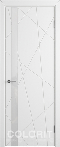 Межкомнатная дверь К5 ПО белая эмаль в Лыткарино