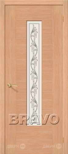 Межкомнатная дверь со стеклом Рондо (Дуб) в Лыткарино