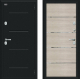 Входная металлическая Дверь Bravo Thermo Лайн Букле черное/Cappuccino Veralinga в Лыткарино
