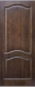 Межкомнатная дверь 7-ПГ темный лак в Лыткарино