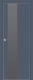 Межкомнатная дверь ProfilDoors 5E Антрацит (серебряный лак) в Лыткарино