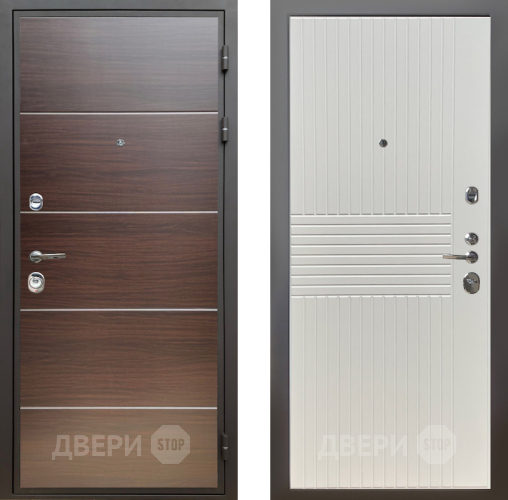 Входная металлическая Дверь Шелтер (SHELTER) Комфорт Венге структурный горизонт 10 Силк Сноу в Лыткарино