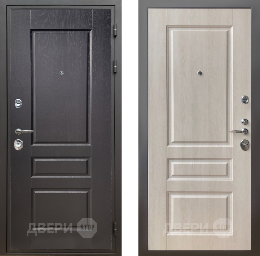 Входная металлическая Дверь Шелтер (SHELTER) Комфорт Дуб английский 3 Дуб филадельфия крем в Лыткарино