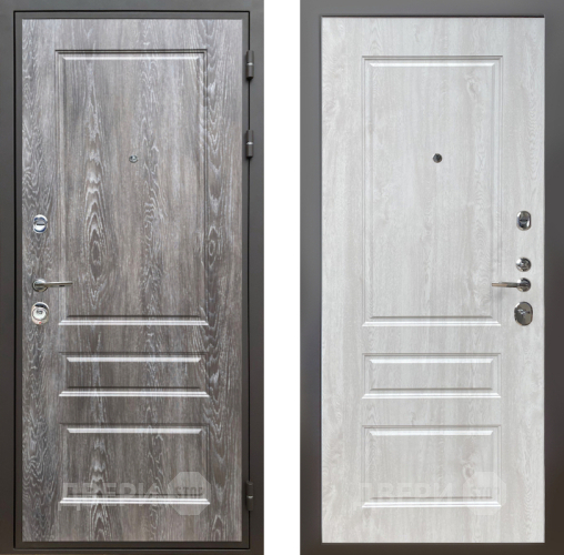 Входная металлическая Дверь Шелтер (SHELTER) Комфорт Дуб шале серебро 2 Сосна белая в Лыткарино