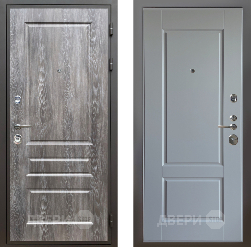 Входная металлическая Дверь Шелтер (SHELTER) Комфорт Дуб шале серебро 6 Силк Маус в Лыткарино