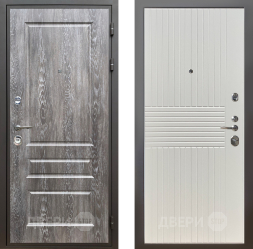 Входная металлическая Дверь Шелтер (SHELTER) Комфорт Дуб шале серебро 10 Силк Сноу в Лыткарино