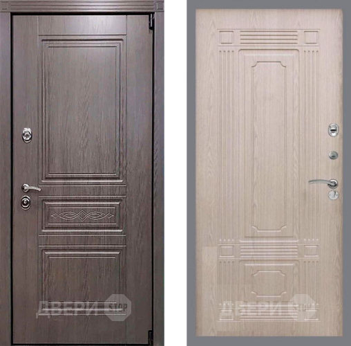 Входная металлическая Дверь Рекс (REX) Пренмиум-S FL-2 Беленый дуб в Лыткарино