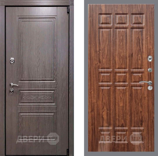 Входная металлическая Дверь Рекс (REX) Пренмиум-S FL-33 орех тисненый в Лыткарино