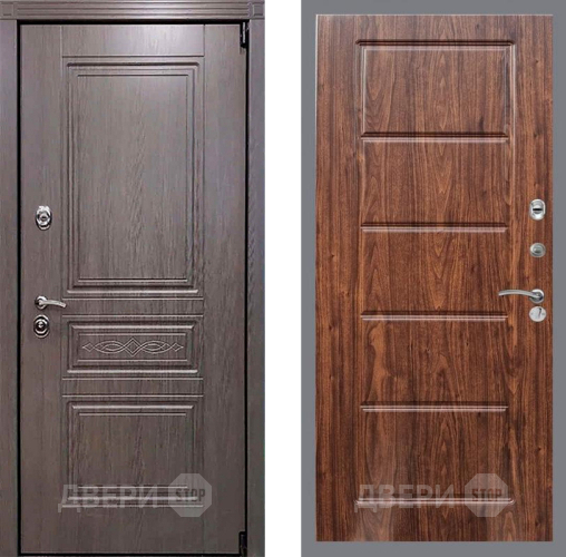 Входная металлическая Дверь Рекс (REX) Пренмиум-S FL-39 орех тисненый в Лыткарино