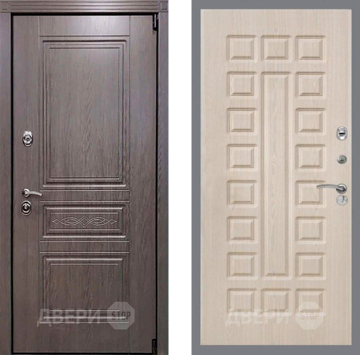 Входная металлическая Дверь Рекс (REX) Пренмиум-S FL-183 Беленый дуб в Лыткарино