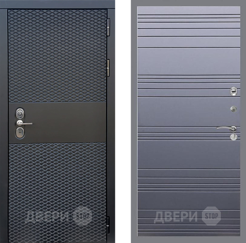 Дверь Стоп БЛЭК CISA Лайн Силк титан в Лыткарино