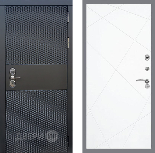 Входная металлическая Дверь Стоп БЛЭК CISA ФЛ-291 Силк Сноу в Лыткарино