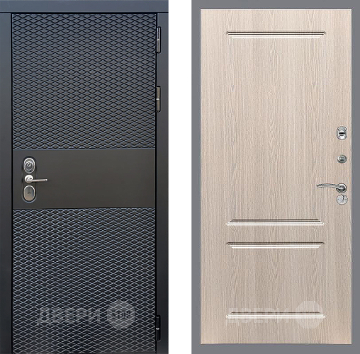 Входная металлическая Дверь Стоп БЛЭК CISA ФЛ-117 Беленый дуб в Лыткарино