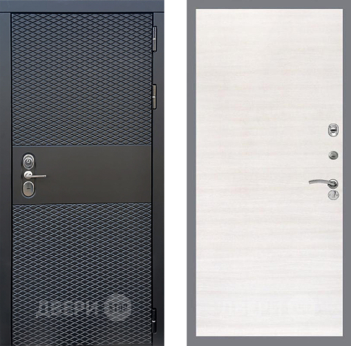 Входная металлическая Дверь Стоп БЛЭК CISA Гладкая Акация светлая в Лыткарино