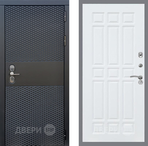 Входная металлическая Дверь Стоп БЛЭК CISA ФЛ-33 Силк Сноу в Лыткарино