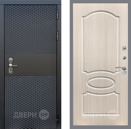 Входная металлическая Дверь Стоп БЛЭК CISA ФЛ-128 Беленый дуб в Лыткарино