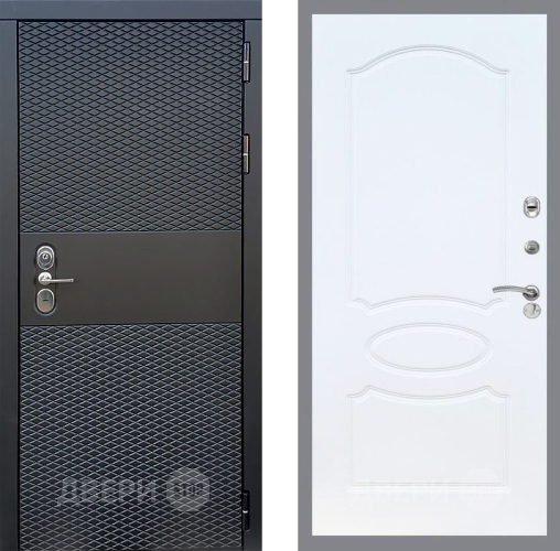 Входная металлическая Дверь Стоп БЛЭК CISA ФЛ-128 Белый ясень в Лыткарино