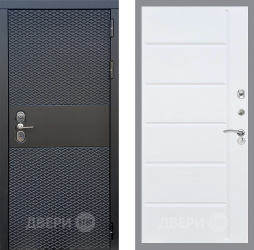 Входная металлическая Дверь Стоп БЛЭК CISA ФЛ-102 Белый ясень в Лыткарино