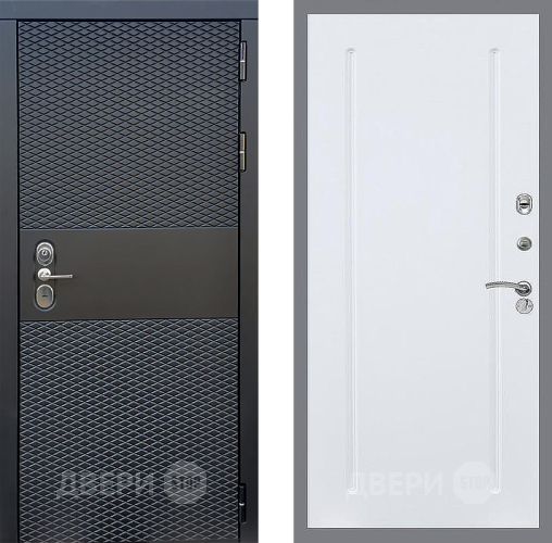 Входная металлическая Дверь Стоп БЛЭК CISA ФЛ-68 Силк Сноу в Лыткарино