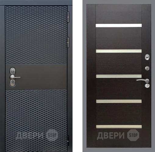 Входная металлическая Дверь Стоп БЛЭК CISA СБ-14 венге поперечный в Лыткарино