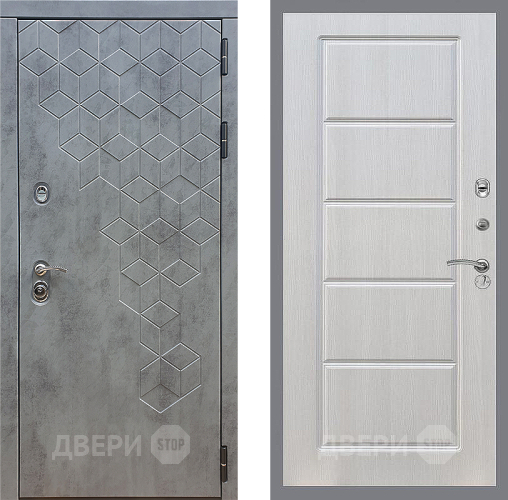 Входная металлическая Дверь Стоп БЕТОН ФЛ-39 Лиственница беж в Лыткарино